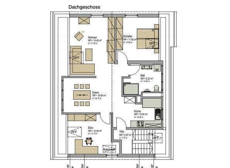 Wohnung zur Miete 1.040 € 3,5 Zimmer 80 m² Oppersdorf Lappersdorf / Oppersdorf 93138