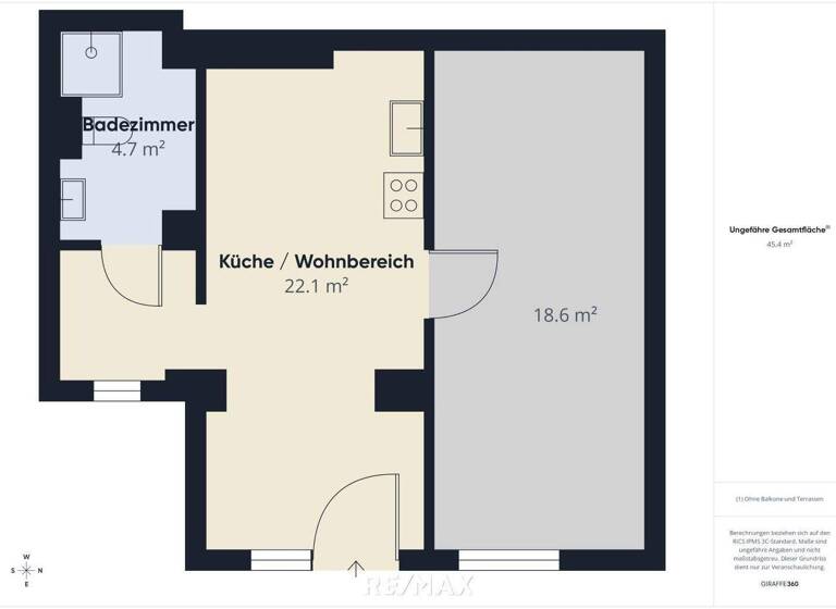 Wohnung zur Miete 425 € 2 Zimmer 48 m² St. Andrä am Zicksee 7161