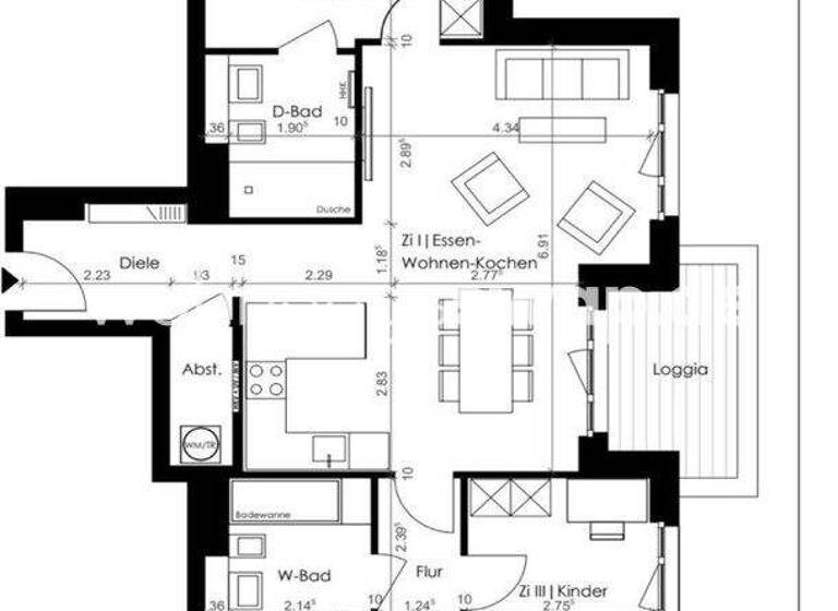 Studio zur Miete Tauschwohnung 2.300 € 4 Zimmer 95 m² 1. Geschoss Weißensee Berlin 13086