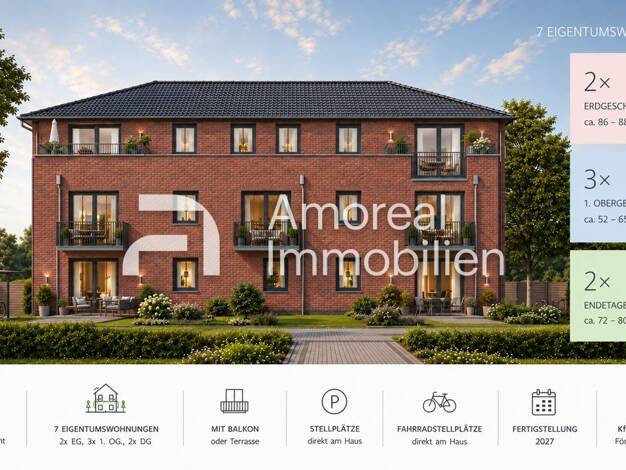 Mehrfamilienhaus zum Kauf - Erstbezug 2.500.000 € 16 Zimmer 509,7 m² 872 m² Grundstück Garstedt Norderstedt 22848