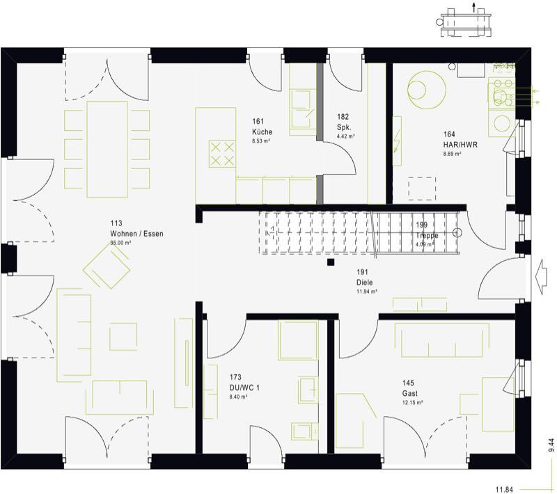 Einfamilienhaus zum Kauf 599.650 € 6 Zimmer 180 m²<br/>Wohnfläche 450 m²<br/>Grundstück Eichstätt Eichstätt 85072