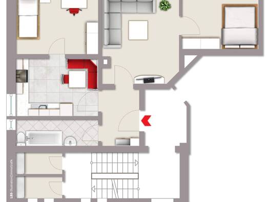 Wohnung zum Kauf 129.000 € 3 Zimmer 68 m² Schwelm 58332