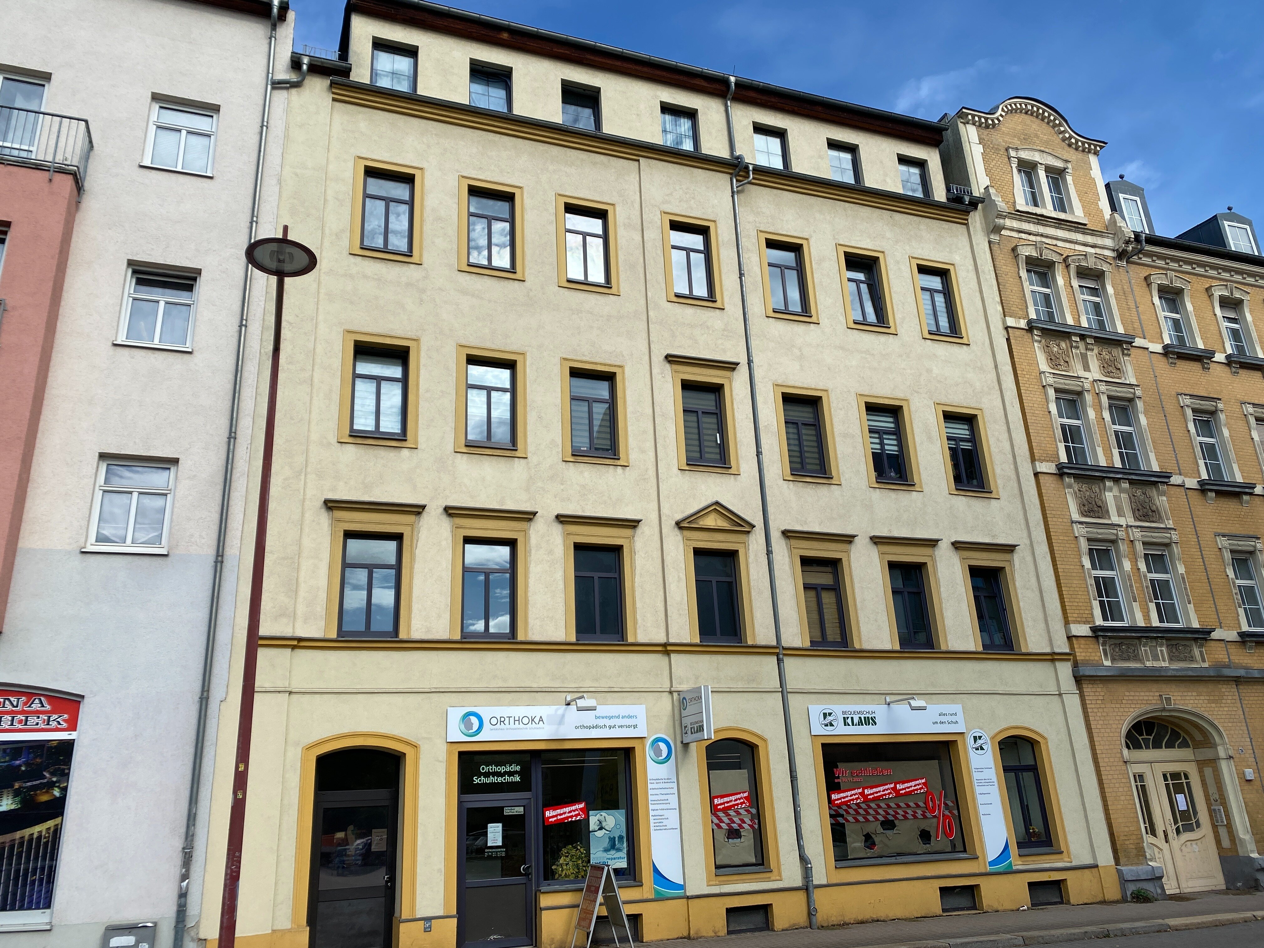 Bürofläche zur Miete 213 € 4 Zimmer 106,6 m²<br/>Bürofläche Limbacher Straße 78 Kaßberg 913 Chemnitz 09113