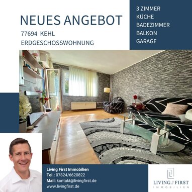 Wohnung zum Kauf 157.000 € 3 Zimmer 62 m² EG Kehl - Sundheim Kehl 77694