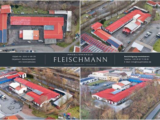 Produktionshalle zum Kauf 425.000 € 4.042 m² Lagerfläche Eichenrain 19 Schmalkalden 98574