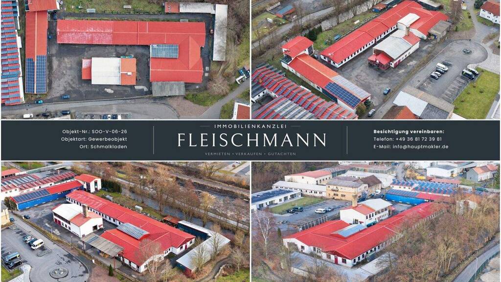 Produktionshalle zum Kauf 425.000 € 4.042 m² Lagerfläche Eichenrain 19 Schmalkalden 98574