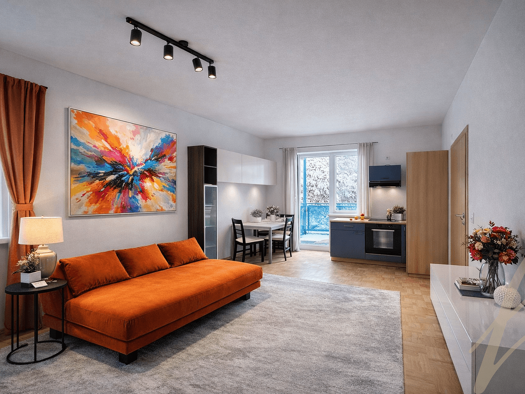 Wohnung zur Miete 970 € 1,5 Zimmer 37 m² Arzl Innsbruck 6020