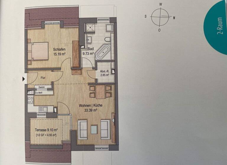 Wohnung zur Miete 850 € 2 Zimmer 69,5 m² 4. Geschoss frei ab 01.06.2026 Lausener Straße 31 Lausen-Grünau Leipzig 04207