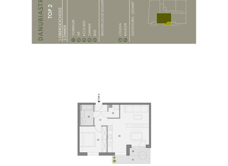 Wohnung zum Kauf - Erstbezug 247.600 € 2 Zimmer 50,4 m² Mannswörth 2320