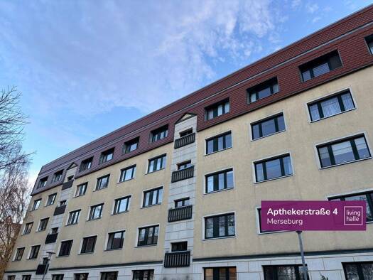 Wohnung zur Miete 470 € 4 Zimmer 72 m² 3. Geschoss Apothekerstraße 2 Merseburg 06217