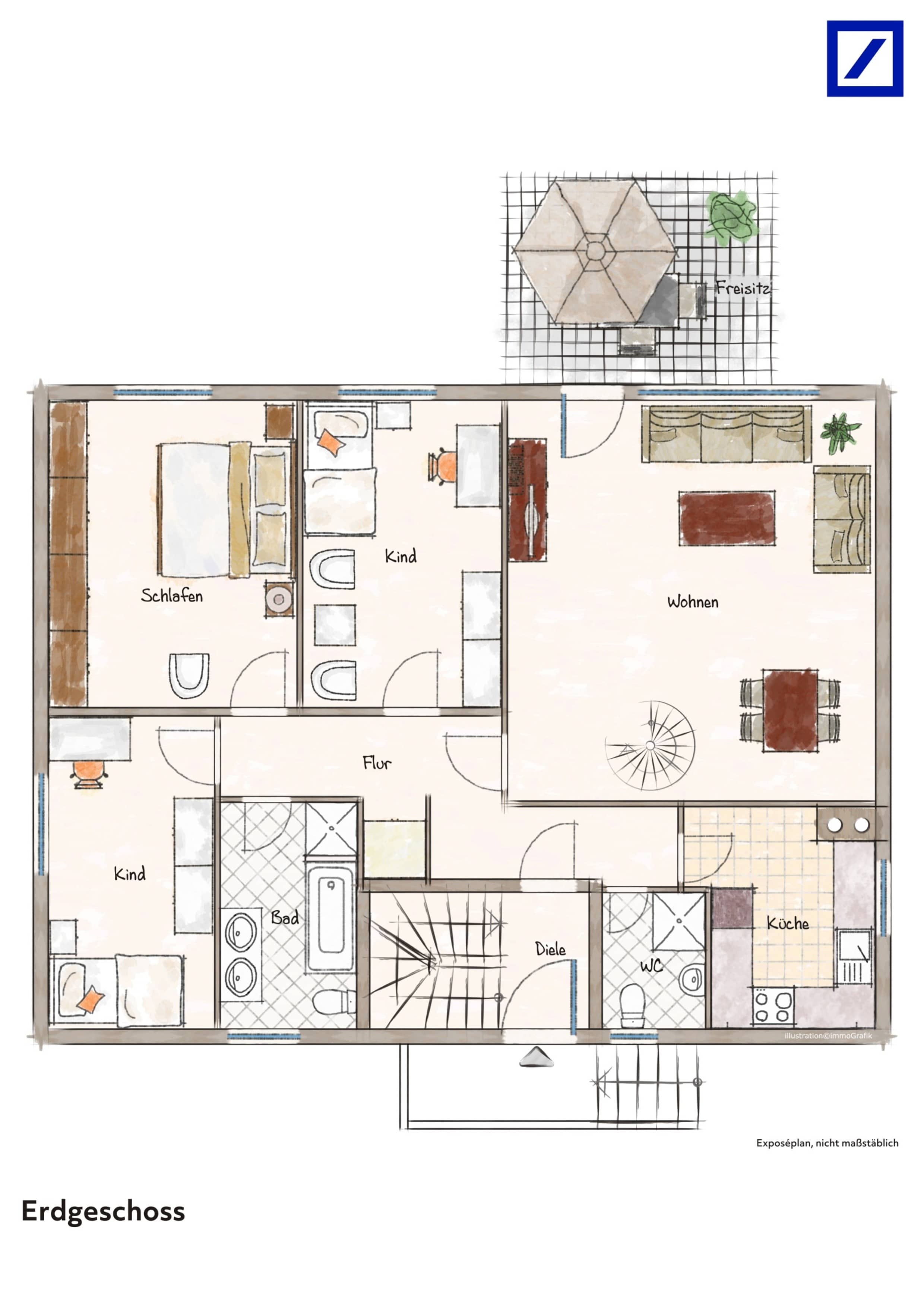 Wohnung zum Kauf 425.000 € 4 Zimmer 107 m²<br/>Wohnfläche 15.02.2025<br/>Verfügbarkeit Falkenhagener Feld Berlin 13589