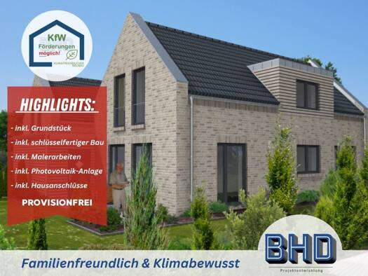 Einfamilienhaus zum Kauf provisionsfrei 405.000 € 5 Zimmer 106 m² 470 m² Grundstück Friedrichsfehn Edewecht 26188