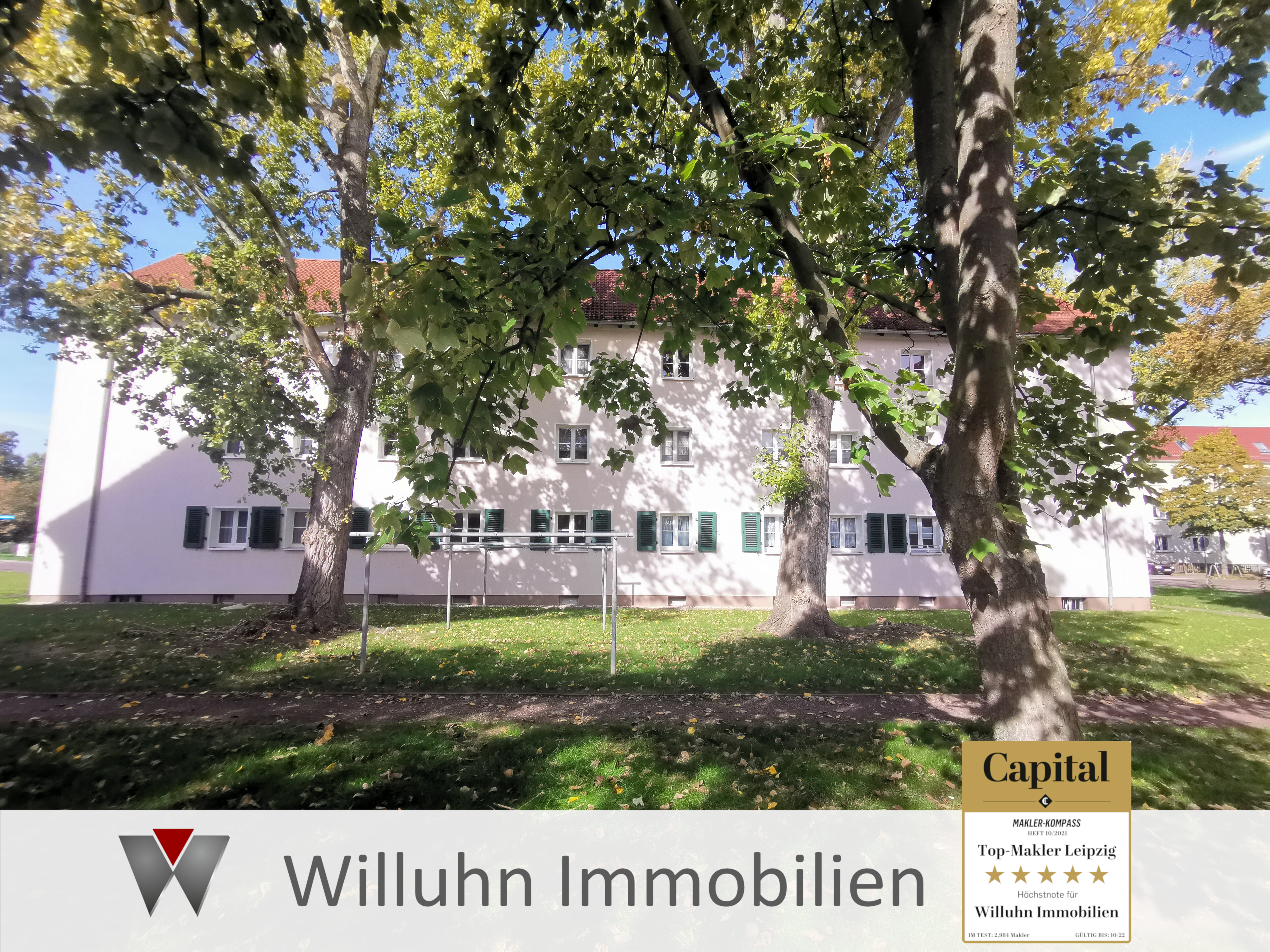 Wohnung zur Miete 311 € 2 Zimmer 53,5 m²<br/>Wohnfläche 1.<br/>Geschoss August-Bebel-Straße 74 Merseburg Merseburg 06217