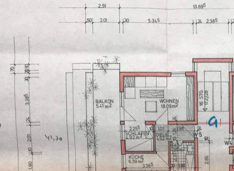 Wohnung zum Kauf als Kapitalanlage geeignet 149.000 € 1,5 Zimmer 42,7 m² Altötting 84503