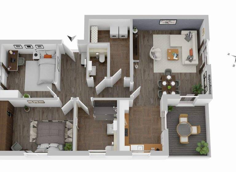 Wohnung zum Kauf - Erstbezug 290.000 € 3 Zimmer 100,6 m² Eystrup 27324