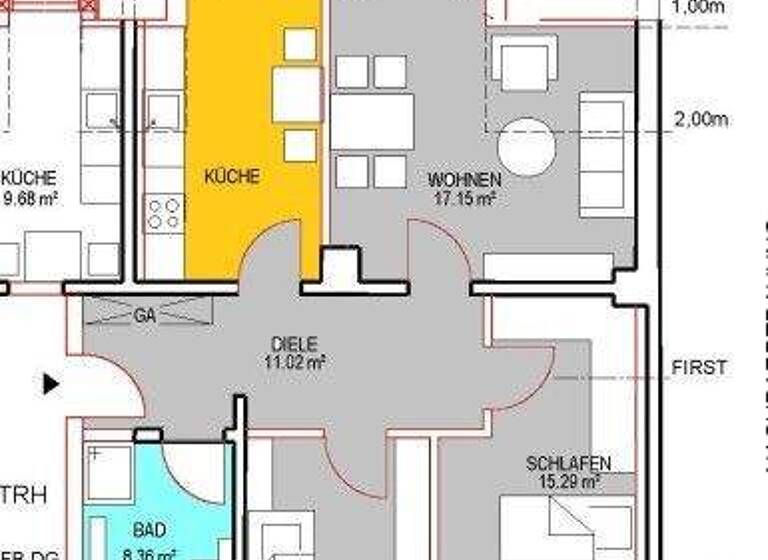 Wohnung zur Miete 595 € 3 Zimmer 79,9 m² Naumburg 06618