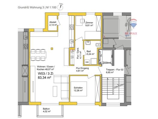 Wohnung zur Miete 1.080 € 3 Zimmer 83,3 m² Crailsheim 74564