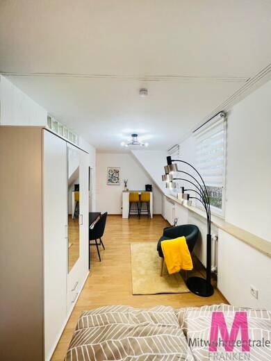 Wohnung zur Miete Wohnen auf Zeit 870 € 1 Zimmer 28 m² frei ab 01.08.2025 Innenstadt Erlangen 91054