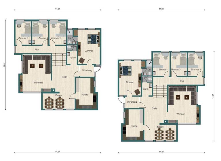 Haus zum Kauf 890.000 € 22 Zimmer 703,6 m² 1.818 m² Grundstück Heudorf Dürmentingen 88525