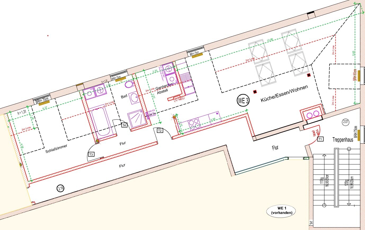 Wohnung zur Miete 730 € 2 Zimmer 75,1 m²<br/>Wohnfläche Ilmenau Ilmenau 98693