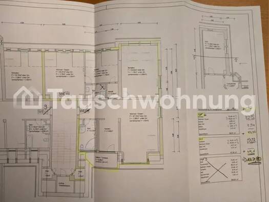 Wohnung zur Miete Tauschwohnung 1.210 € 4 Zimmer 128 m² 4. Geschoss Plagwitz Leipzig 04229