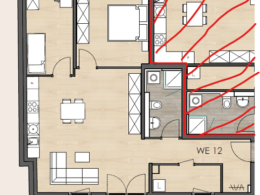 Wohnung zur Miete - Erstbezug 542 € 3 Zimmer 78,9 m² Geschoss 1/2 frei ab 01.11.2026 Pfeddersheim Worms 67551