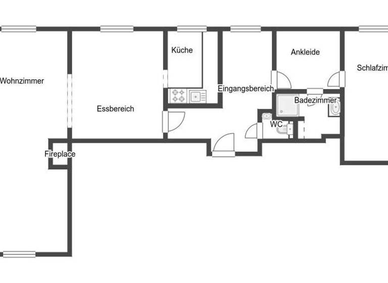 Wohnung zum Kauf 389.000 € 2 Zimmer 86 m² 5. Geschoss Wien 1150