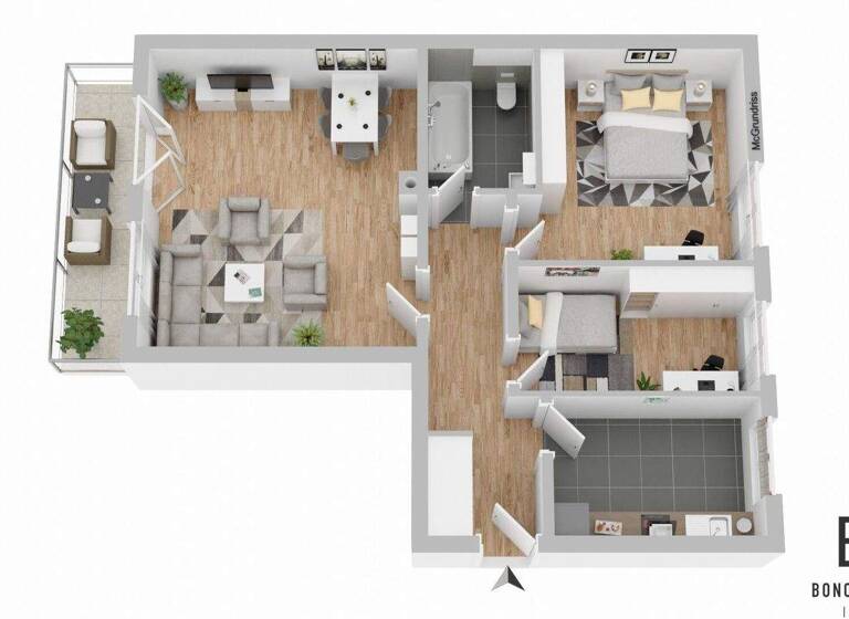 Wohnung zum Kauf 134.000 € 3 Zimmer 67,8 m² Innenstadt Neumünster 24534
