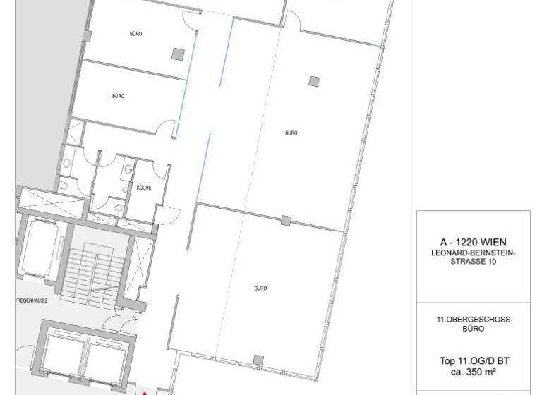 Büro zur Miete 16,50 € Leonard-Bernstein-Straße Wien 1220