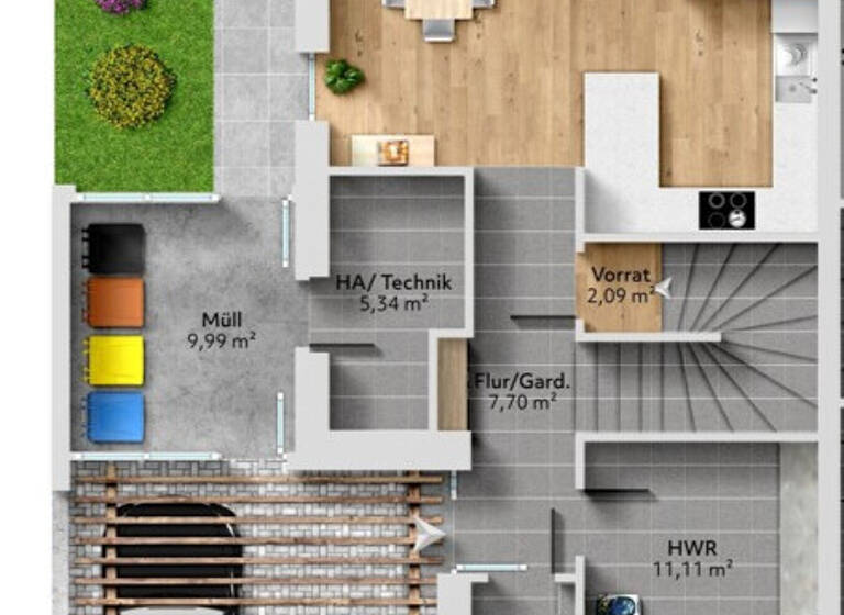 Doppelhaushälfte zum Kauf - Erstbezug 555.000 € 4 Zimmer 151,3 m² 396 m² Grundstück Dinklage 49413
