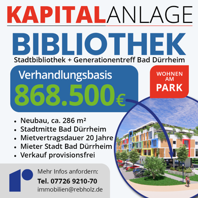 Laden zum Kauf provisionsfrei 868.500 € 286 m² Verkaufsfläche Sunthausen Bad Dürrheim 78073