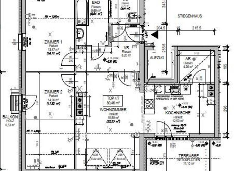 Wohnung zur Miete 1.053 € 3 Zimmer 80,5 m² frei ab 01.07.2026 Bäckerberg, Euratsfeld Euratsfeld 3324