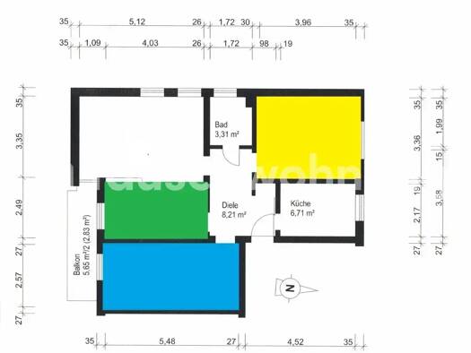 Wohnung zur Miete Tauschwohnung 1.600 € 4 Zimmer 73 m² 3. Geschoss Neuhausen-Nymphenburg München 80634