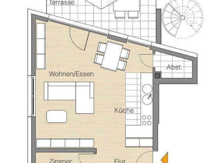 Wohnung zum Kauf provisionsfrei 530.000 € 2 Zimmer 70 m² EG West Stuttgart 70176