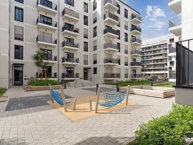 Wohnung zur Miete - Erstbezug 1.960 € 3 Zimmer 76,3 m² 4. Geschoss Friedenauer Höhe 19A Friedenau Berlin 12159