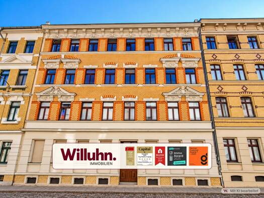 Wohnung zum Kauf 119.000 € 2 Zimmer 47,6 m² 1. Geschoss Schönefeld-Abtnaundorf Leipzig 04347