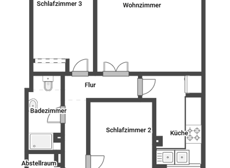 Wohnung zur Miete 2.100 € 4 Zimmer 75 m² Palma 07600