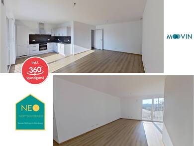 Studio zur Miete 1.320 € 3 Zimmer 88,3 m² 4. Geschoss frei ab 16.05.2025 Ambergerstrasse 45 Hohe Marter Nürnberg 90441