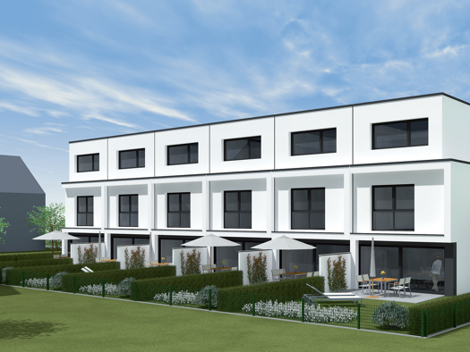 Reihenendhaus zum Kauf - Erstbezug provisionsfrei 749.000 € 5 Zimmer 124,7 m² 160,7 m² Grundstück frei ab 01.01.2027 Am Sportplatz 20 Baumberg Monheim am Rhein 40789