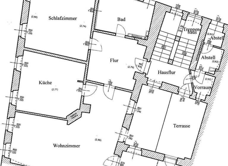 Wohnung zur Miete 769 € 3 Zimmer 127 m² 2. Geschoss Meißen 01662