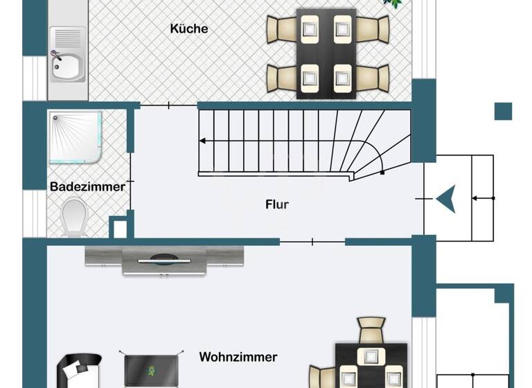Doppelhaushälfte zum Kauf 174.000 € 3 Zimmer 98 m² 887 m² Grundstück Rannungen 97517