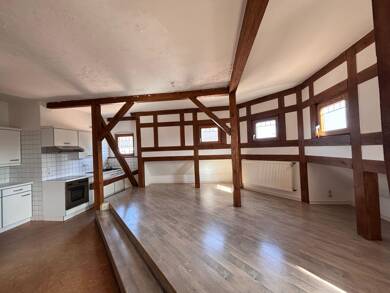 Wohnung zur Miete 440 € 2 Zimmer 80 m² Dachgeschoss, 4. Geschoss frei ab sofort Heinrichstraße 76 Stadtmitte West Gera 07545