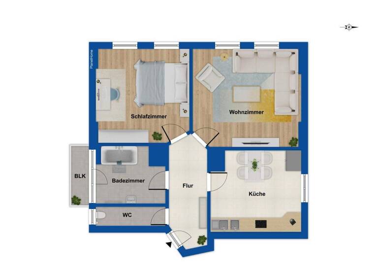 Wohnung zum Kauf 249.000 € 2 Zimmer 61,9 m² Ost Stuttgart 70184