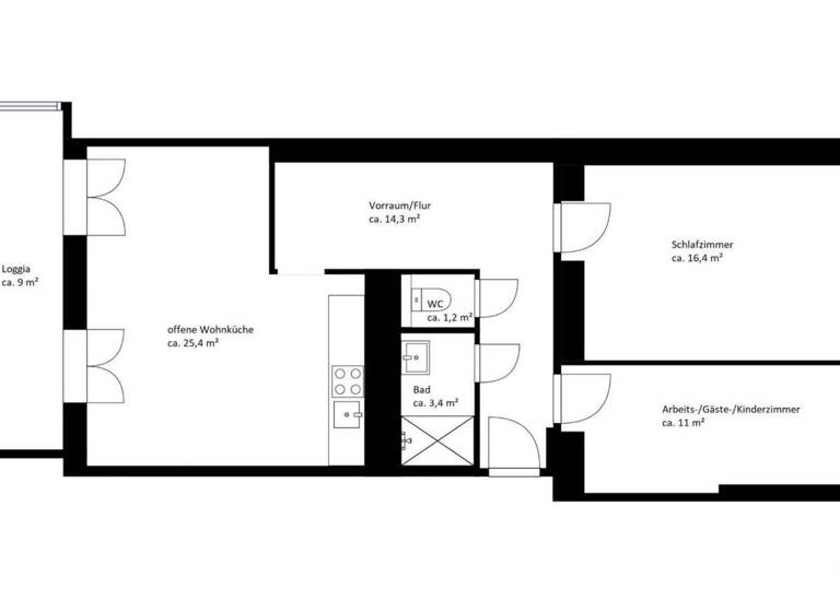Wohnung zum Kauf 339.990 € 3 Zimmer 71,7 m² Wien 1110