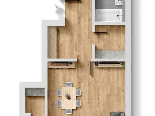 Wohnung zum Kauf 375.000 € 3 Zimmer 81,8 m² Geschoss 2/2 Asbach-Bäumenheim Asbach-Bäumenheim 86663