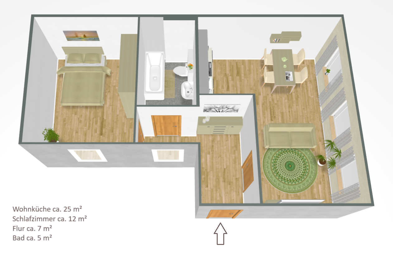 Wohnung zur Miete 486 € 2 Zimmer 51,4 m²<br/>Wohnfläche 2.<br/>Geschoss ab sofort<br/>Verfügbarkeit Heinrich-Schütz-Straße 5 Lutherplatz / Thüringer Bahnhof Halle (Saale) 06110