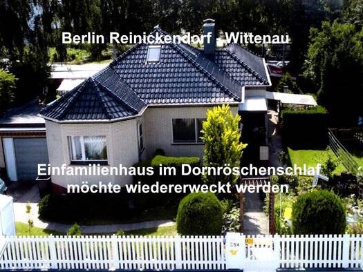 Einfamilienhaus zum Kauf 598.000 € 3,5 Zimmer 90 m² 576 m² Grundstück frei ab sofort Wittenau Reinickendorf 13435