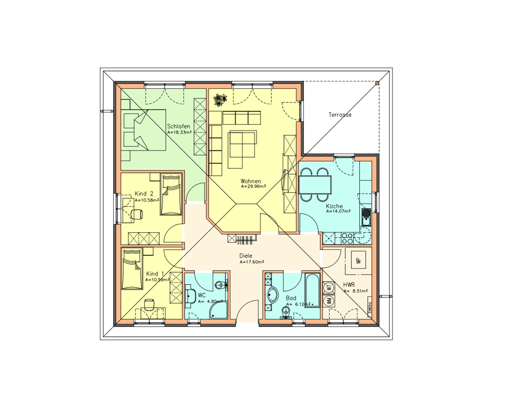 Bungalow zum Kauf 557.403 € 4 Zimmer 120 m²<br/>Wohnfläche 790 m²<br/>Grundstück Borgsdorf Borgsdorf 16556