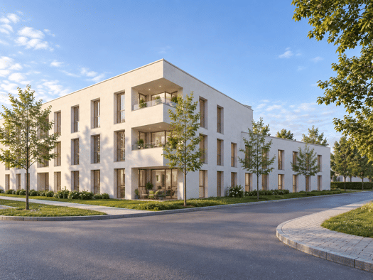 Wohnung zur Miete - Erstbezug 555 € 2 Zimmer 50,4 m² 1. Geschoss frei ab 01.01.2027 Straubing Straubing 94315