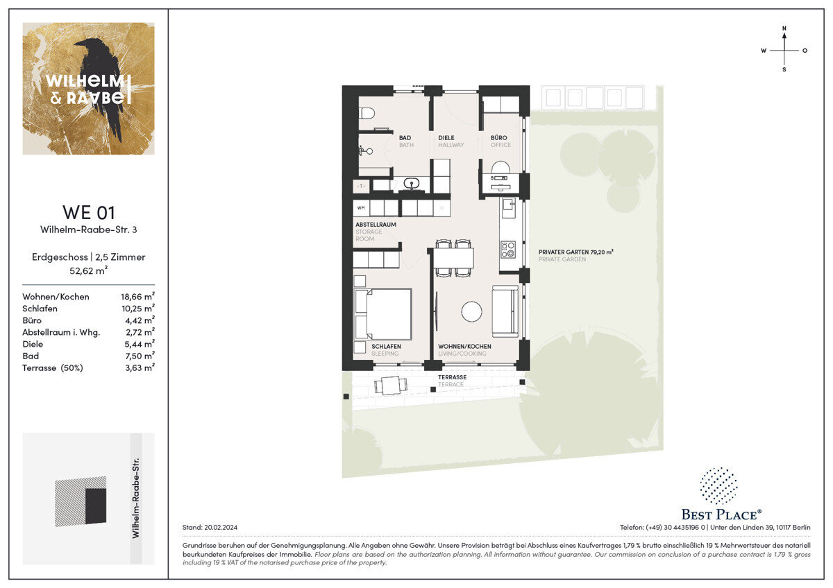 Wohnung zum Kauf 789.000 € 2 Zimmer 52,6 m²<br/>Wohnfläche EG<br/>Geschoss ab sofort<br/>Verfügbarkeit Wilhelm-Raabe-Straße 3 Milbertshofen München 80807